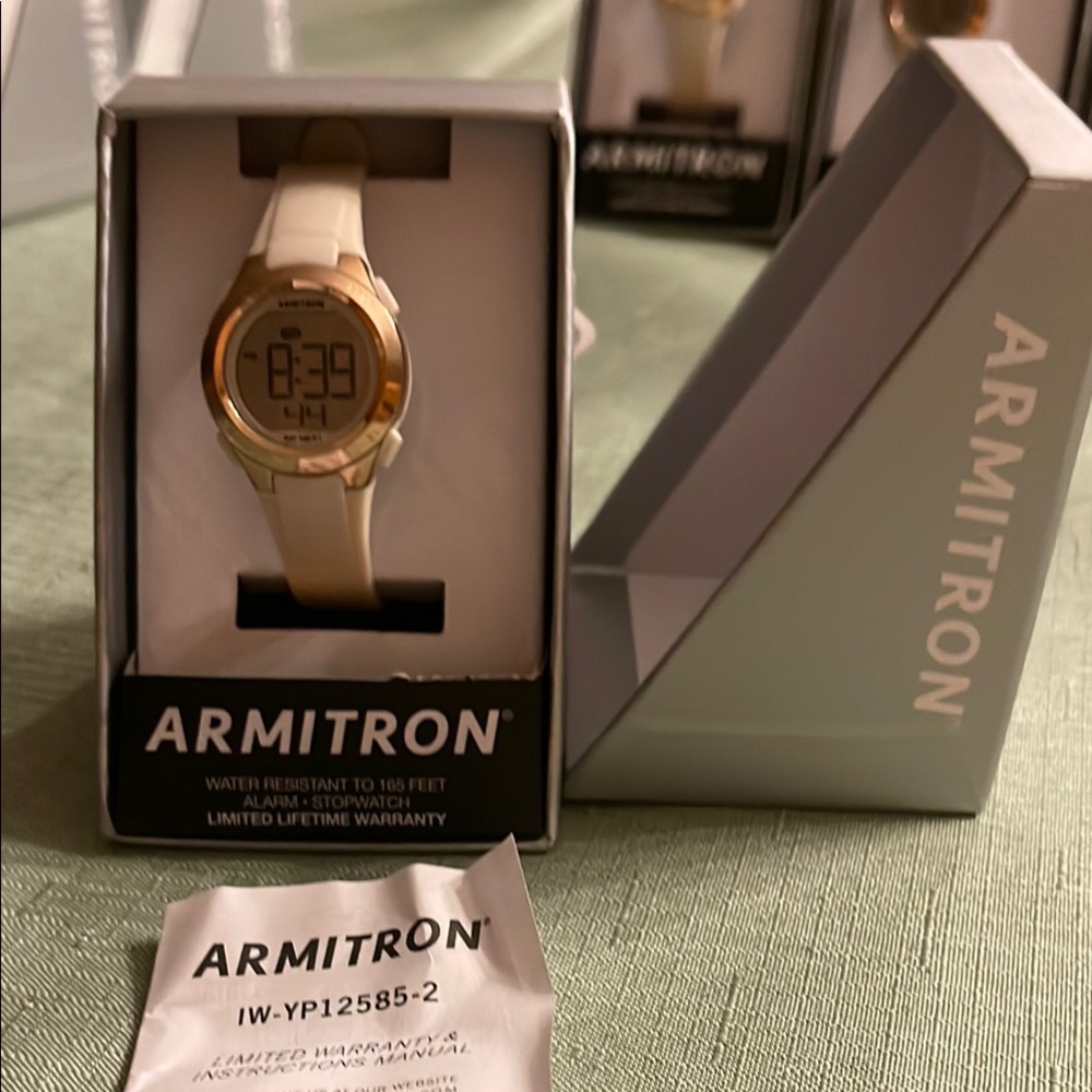 Armitron Gold and Cream Digital Watch - Picture 5 of 6